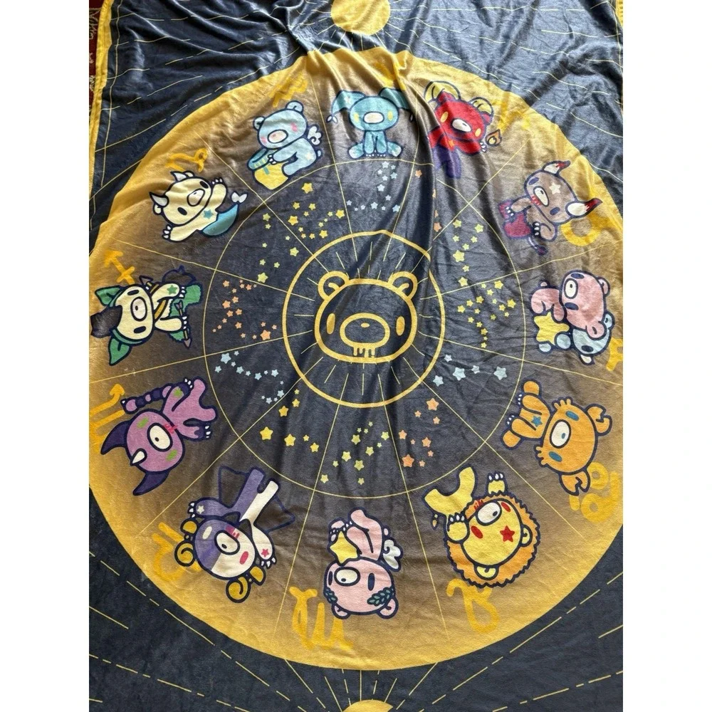 Crunchyroll Gloomy The Naughty Grizzly Astrology Bears 45 x 60 Blanket (Lexi)